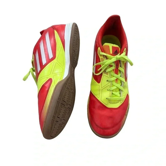 ADIDAS F10 IN ADIPRENE Espana Orange Red Yellow Soocer Futbol Sz 9 Rare - Picture 1 of 9